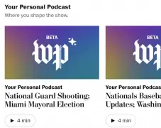 Is The Washington Post's new AI podcast a hallmark of the future?
