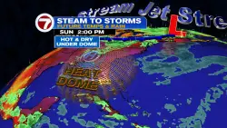 Sunny and Steamy Sunday Before Storms Return